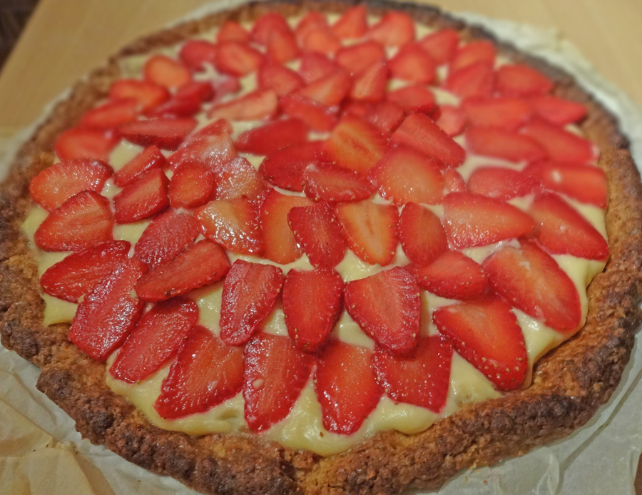 tarte aux fraises maison